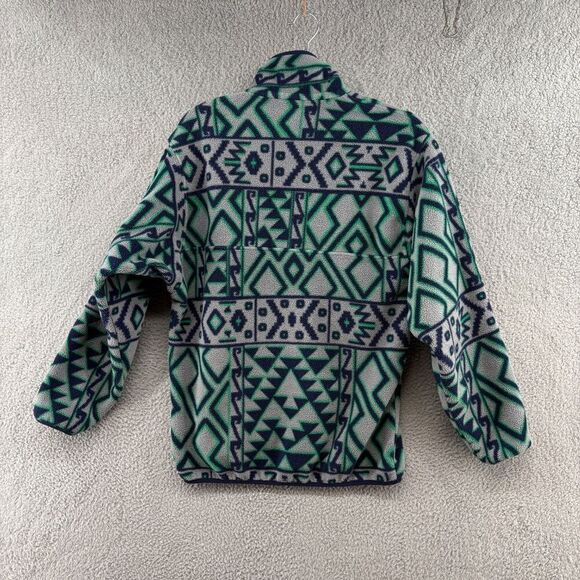 Patagonia Synchilla Aztec Snap T Fleece Pullover Mens XS - Picture 6 of 14